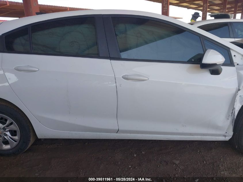 2019 Chevrolet Cruze Ls VIN: 3G1BC6SM4KS597936 Lot: 39511961