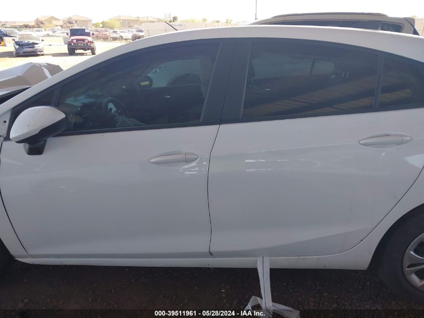 2019 Chevrolet Cruze Ls VIN: 3G1BC6SM4KS597936 Lot: 39511961