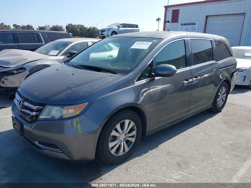 2015 Honda Odyssey Ex-L VIN: 5FNRL5H61FB019056 Lot: 39511971