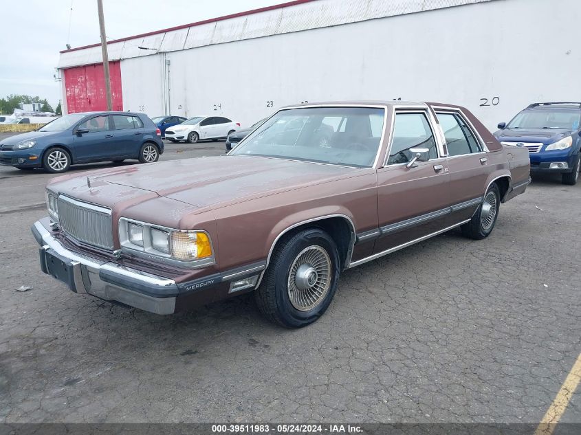 1989 Mercury Grand Marquis Ls VIN: 2MEBM75F8KX670871 Lot: 39511983