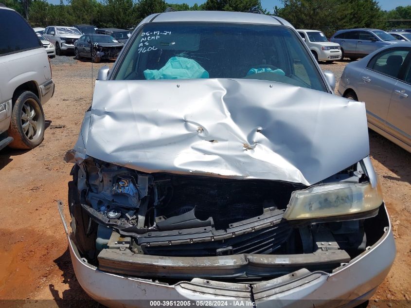 2001 Honda Odyssey Ex VIN: 2HKRL18641H619606 Lot: 39512005