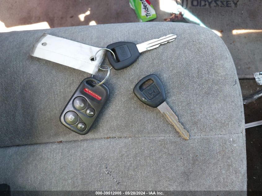 2001 Honda Odyssey Ex VIN: 2HKRL18641H619606 Lot: 39512005