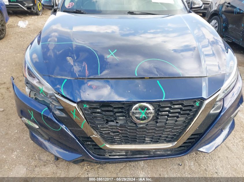 2022 Nissan Altima Sr Fwd VIN: 1N4BL4CV3NN345909 Lot: 39512017