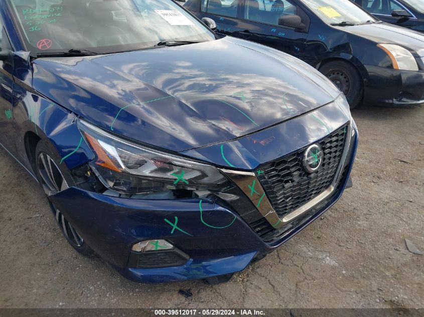 2022 Nissan Altima Sr Fwd VIN: 1N4BL4CV3NN345909 Lot: 39512017