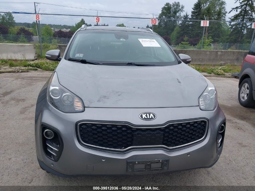 2017 Kia Sportage Ex VIN: KNDPNCAC5H7056139 Lot: 39512036