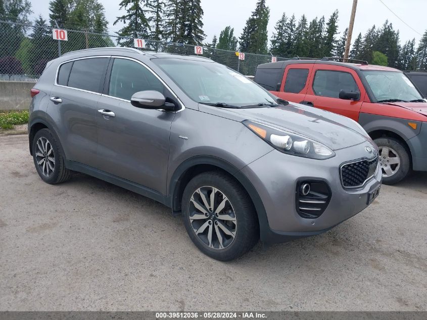 2017 Kia Sportage Ex VIN: KNDPNCAC5H7056139 Lot: 39512036