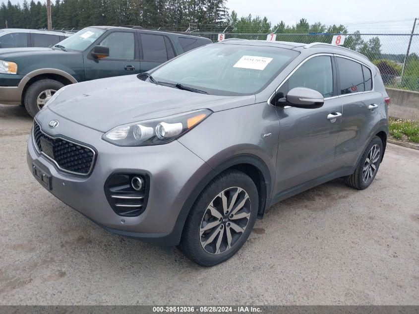 2017 Kia Sportage Ex VIN: KNDPNCAC5H7056139 Lot: 39512036