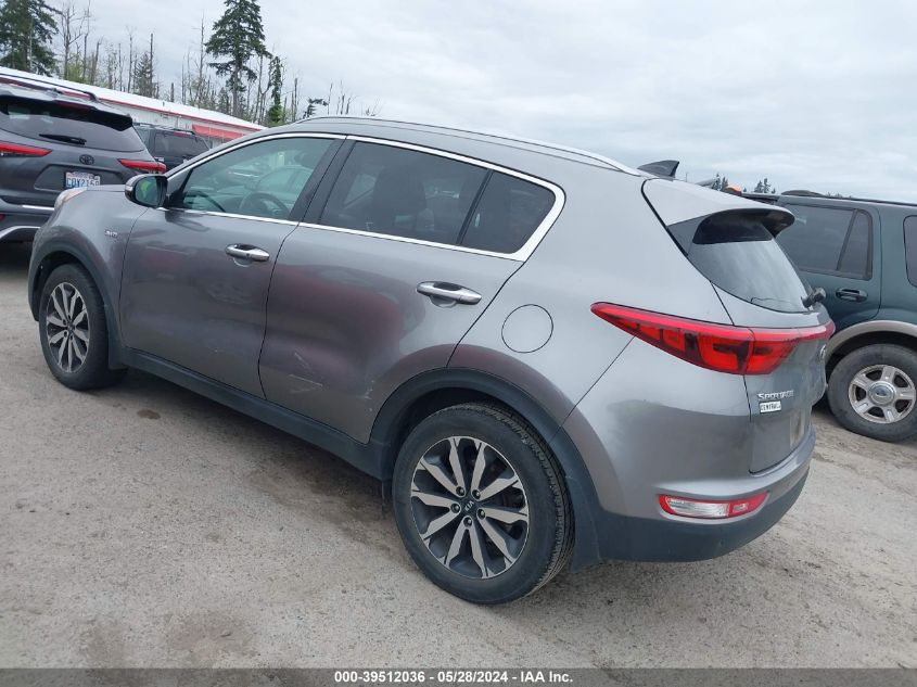 2017 Kia Sportage Ex VIN: KNDPNCAC5H7056139 Lot: 39512036