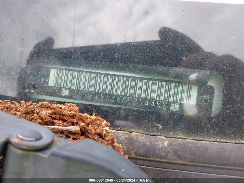 2006 Chevrolet Malibu Lt VIN: 1G1ZT518X6F254488 Lot: 39512040