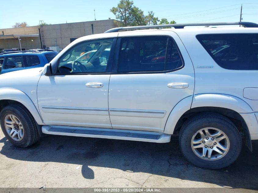 2006 Toyota Sequoia Limited V8 VIN: 5TDZT38A86S278289 Lot: 39512053