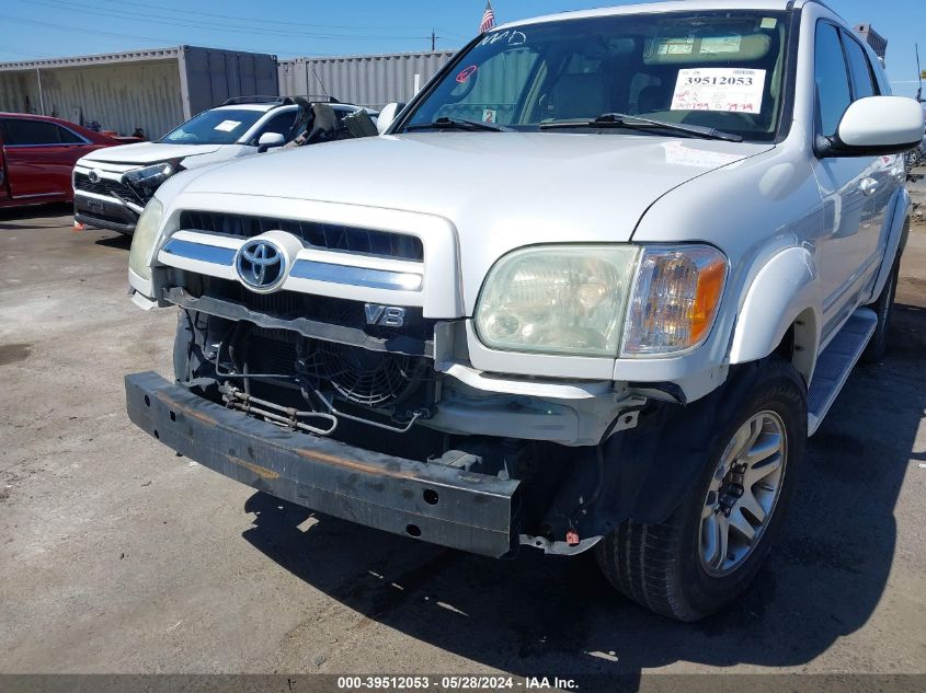 2006 Toyota Sequoia Limited V8 VIN: 5TDZT38A86S278289 Lot: 39512053
