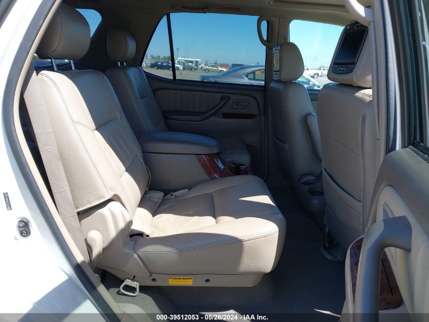 2006 Toyota Sequoia Limited V8 VIN: 5TDZT38A86S278289 Lot: 39512053