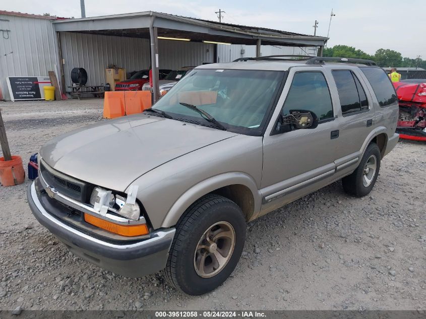 2001 Chevrolet Blazer Ls VIN: 1GNCS13W712128133 Lot: 39512058