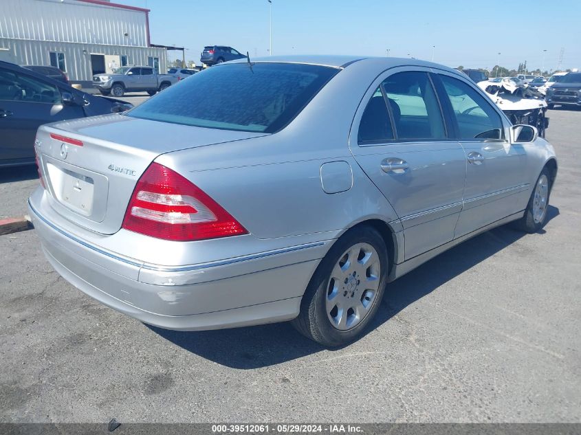 2005 Mercedes-Benz C 240 Luxury 4Matic VIN: WDBRF81J45F724868 Lot: 39512061