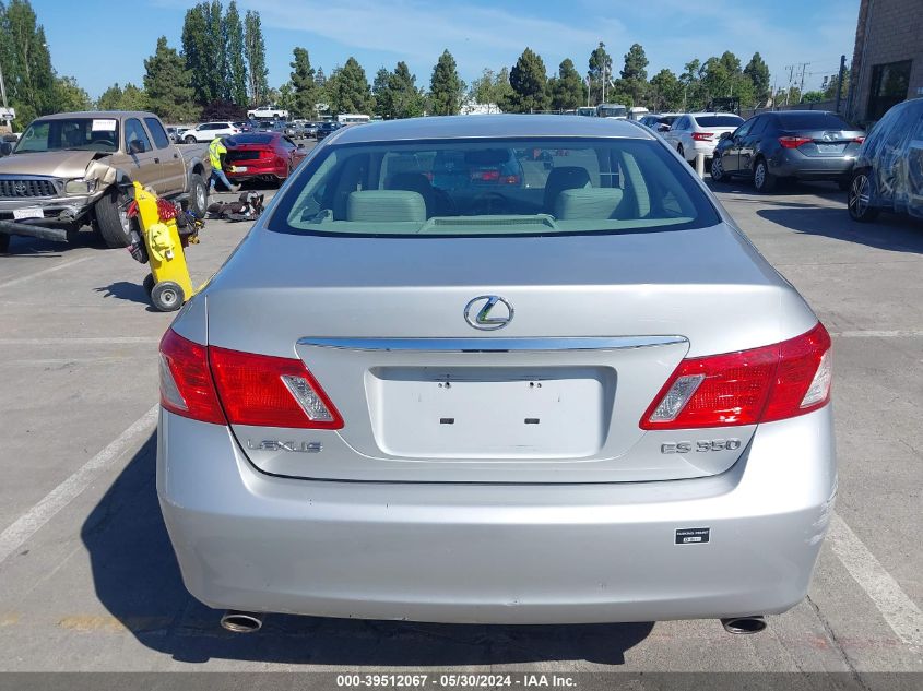2007 Lexus Es 350 VIN: JTHBJ46G772059352 Lot: 39512067