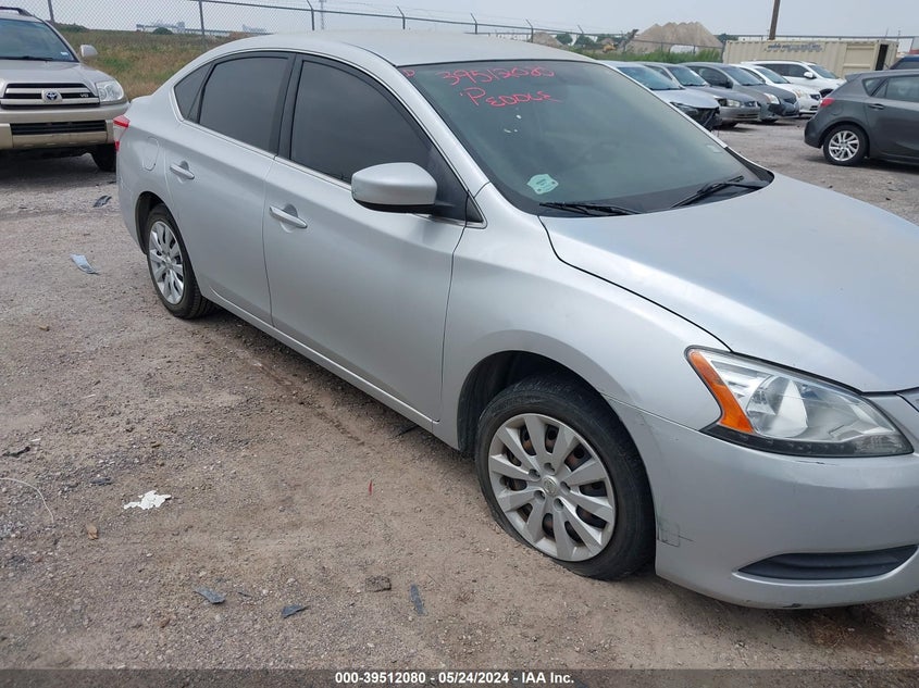 2014 Nissan Sentra Sv VIN: 3N1AB7AP8EL676440 Lot: 39512080