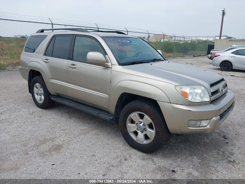 2005 Toyota 4Runner Limited V8 VIN: JTEBT17R950051736 Lot: 39512083