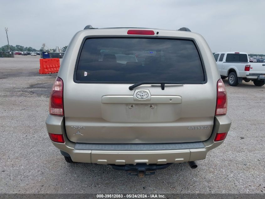 2005 Toyota 4Runner Limited V8 VIN: JTEBT17R950051736 Lot: 39512083