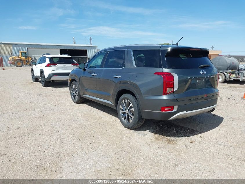 2022 Hyundai Palisade Sel VIN: KM8R24HE7NU370110 Lot: 39512086