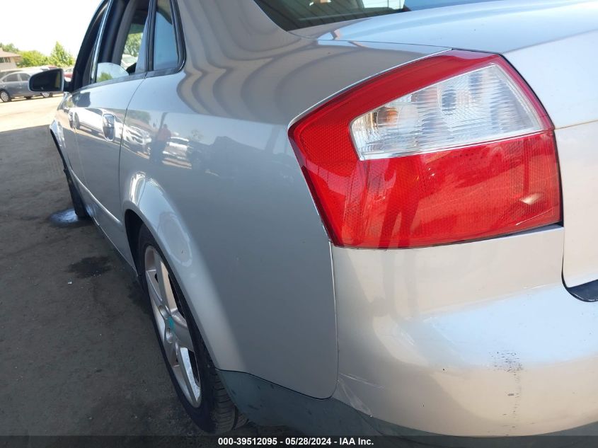 2004 Audi A4 3.0 VIN: WAULT68E44A081878 Lot: 39512095