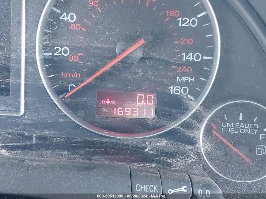 2004 Audi A4 3.0 VIN: WAULT68E44A081878 Lot: 39512095