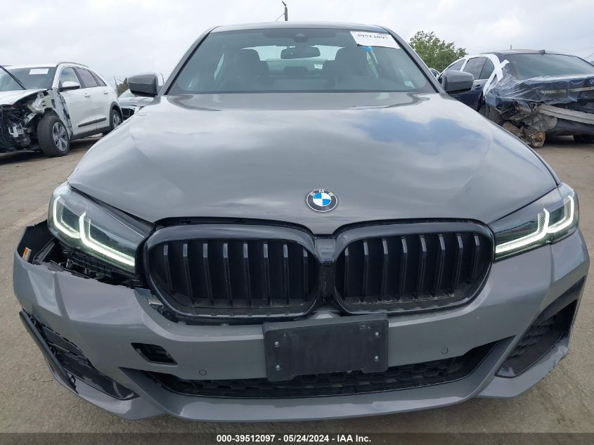 2022 BMW 530 I VIN: WBA53BH01NCK17542 Lot: 39512097