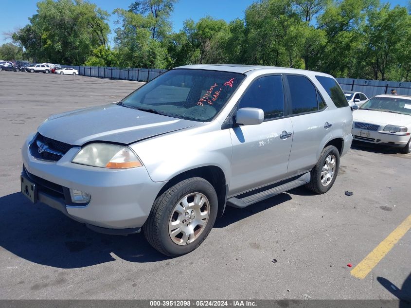 2002 Acura Mdx VIN: 2HNYD18282H538005 Lot: 39512098