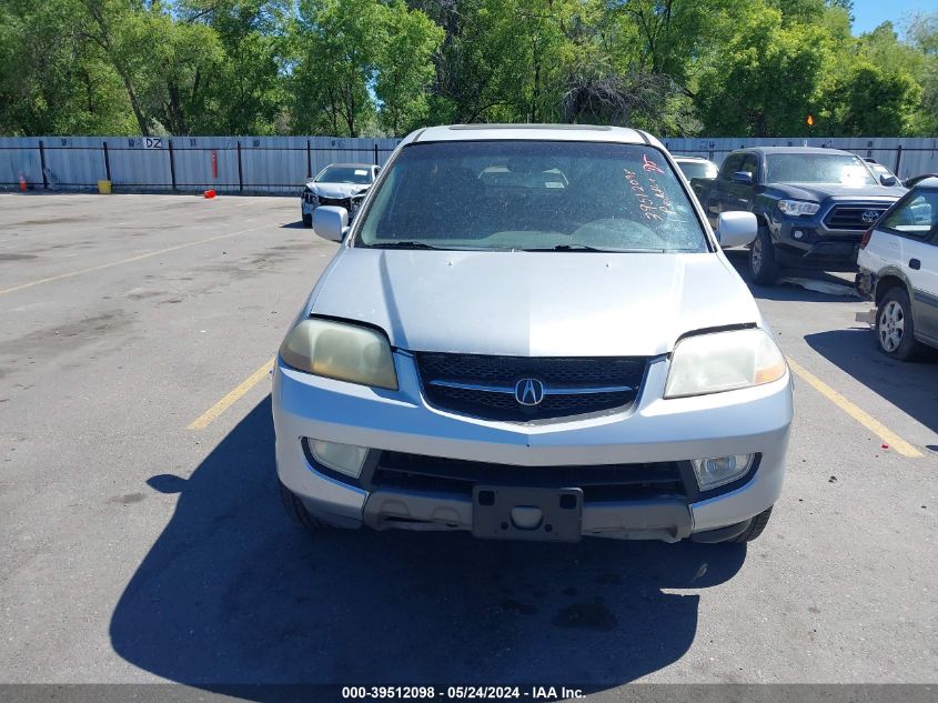 2002 Acura Mdx VIN: 2HNYD18282H538005 Lot: 39512098