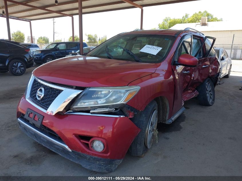 2016 Nissan Pathfinder Platinum/S/Sl/Sv VIN: 5N1AR2MNXGC609810 Lot: 39512111