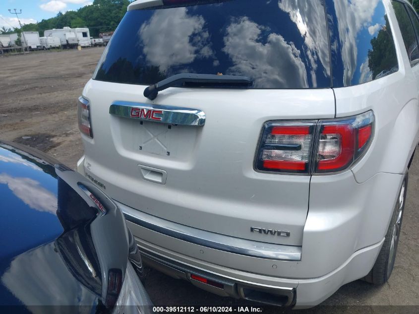 2016 GMC Acadia Denali VIN: 1GKKVTKD6GJ127677 Lot: 39512112