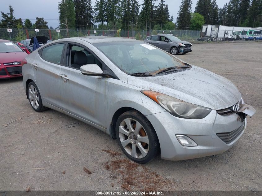 2012 Hyundai Elantra Limited VIN: 5NPDH4AE4CH150244 Lot: 39512192