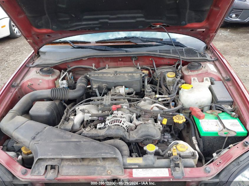 2004 Subaru Outback VIN: 4S3BH675X46623862 Lot: 39512200