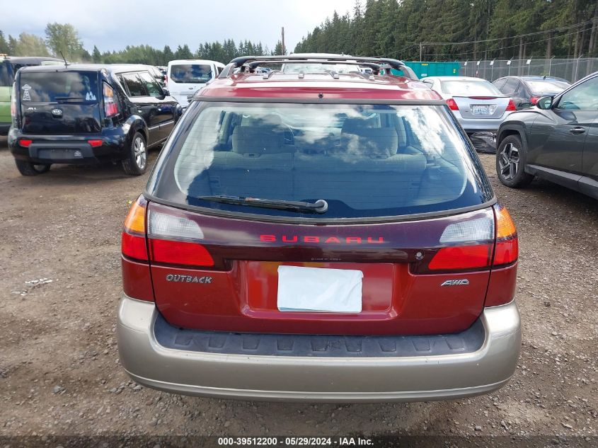 2004 Subaru Outback VIN: 4S3BH675X46623862 Lot: 39512200
