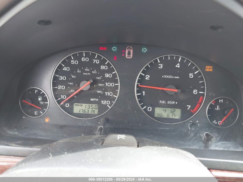 2004 Subaru Outback VIN: 4S3BH675X46623862 Lot: 39512200