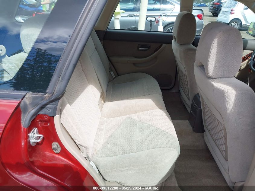 2004 Subaru Outback VIN: 4S3BH675X46623862 Lot: 39512200