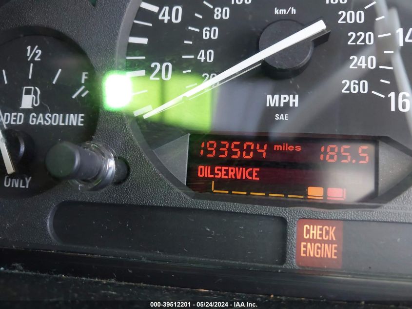 1995 BMW 325 I Automatic VIN: WBACB4320SFM22651 Lot: 39512201