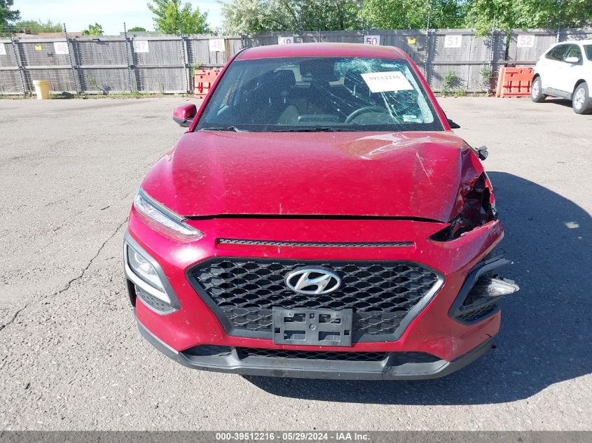 2021 Hyundai Kona Se VIN: KM8K1CAA5MU739938 Lot: 39512216