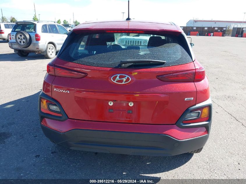 2021 Hyundai Kona Se VIN: KM8K1CAA5MU739938 Lot: 39512216