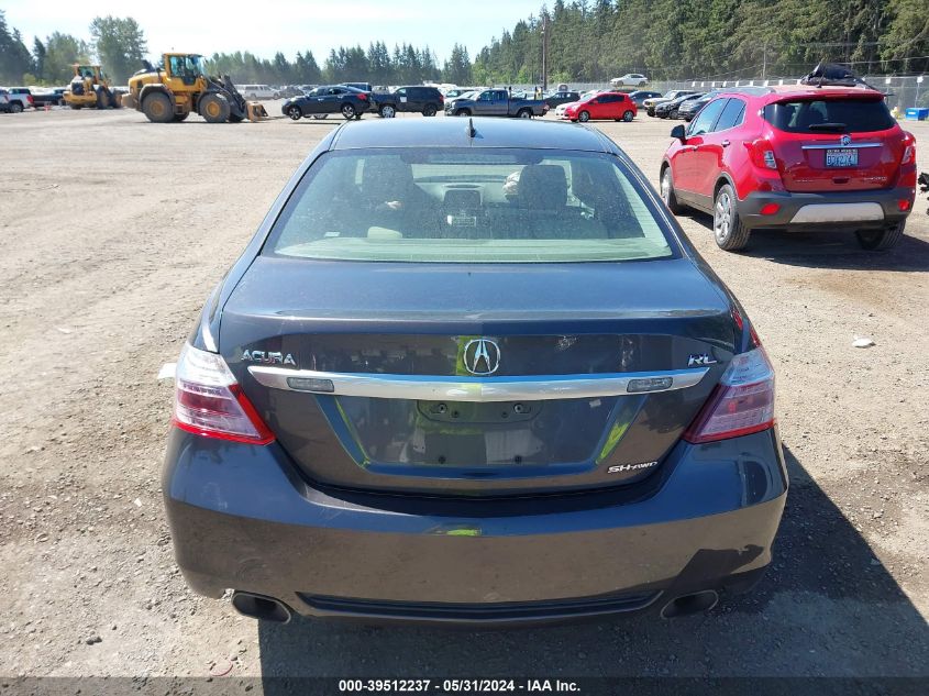 2010 Acura Rl 3.7 VIN: JH4KB2F64AC002665 Lot: 39512237