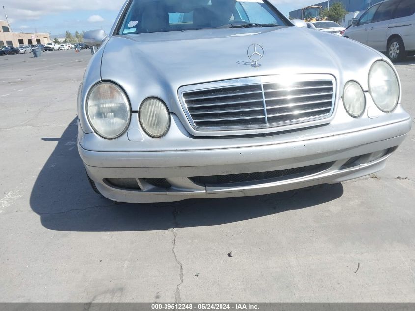 2001 Mercedes-Benz Clk 430 VIN: WDBLK70G31T072614 Lot: 39512248