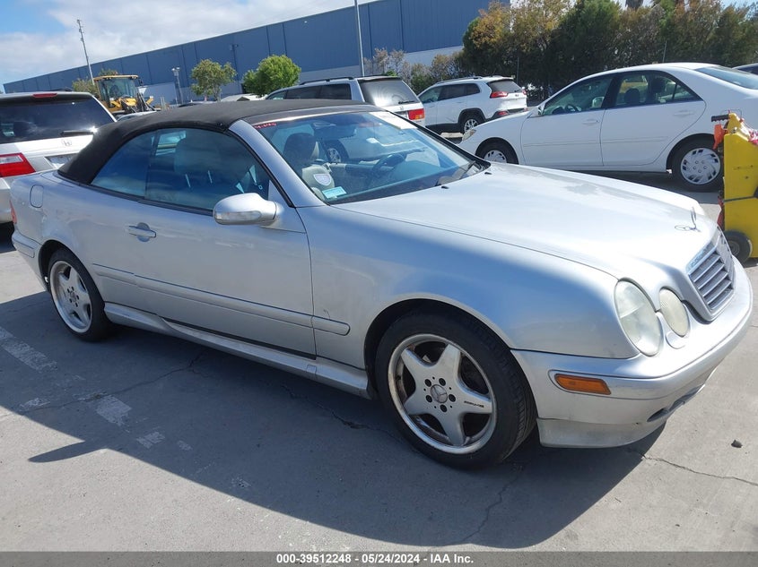 2001 Mercedes-Benz Clk 430 VIN: WDBLK70G31T072614 Lot: 39512248