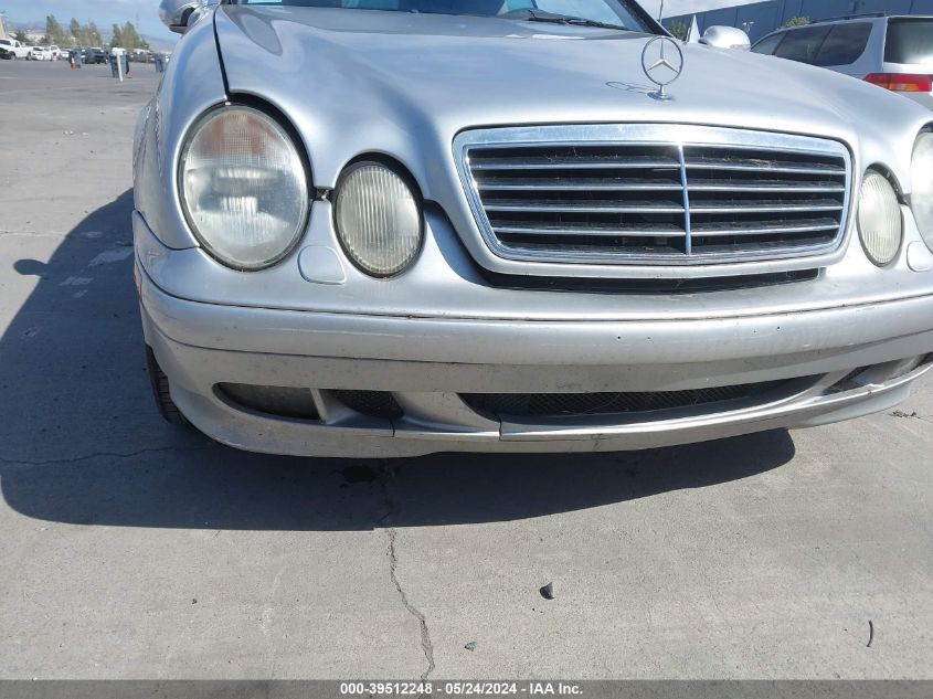 2001 Mercedes-Benz Clk 430 VIN: WDBLK70G31T072614 Lot: 39512248