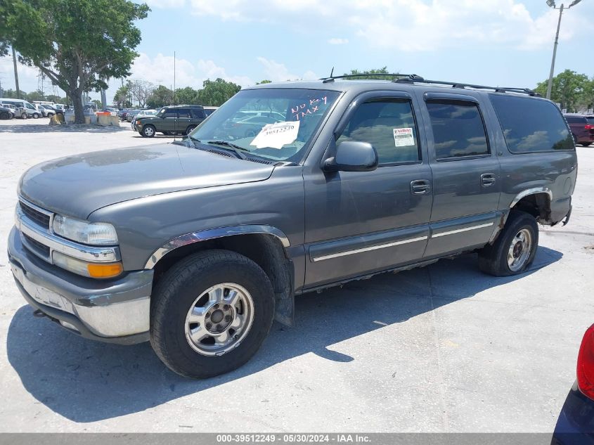 2002 Chevrolet Suburban 1500 Lt VIN: 1GNFK16Z82J305556 Lot: 39512249