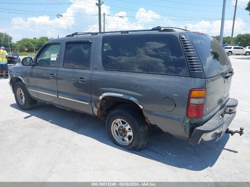 2002 Chevrolet Suburban 1500 Lt VIN: 1GNFK16Z82J305556 Lot: 39512249