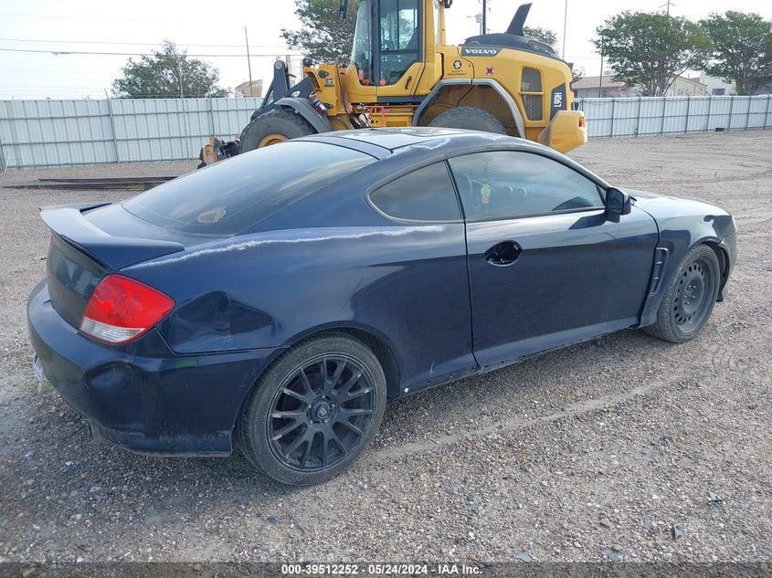 2006 Hyundai Tiburon Gs VIN: KMHHM65D76U211151 Lot: 39512252