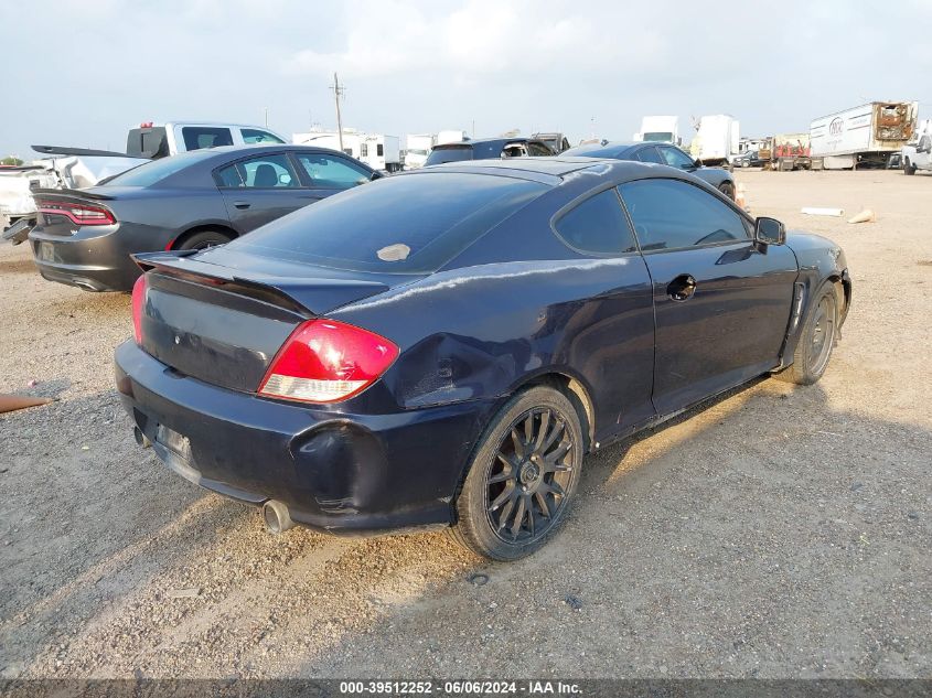 2006 Hyundai Tiburon Gs VIN: KMHHM65D76U211151 Lot: 39512252