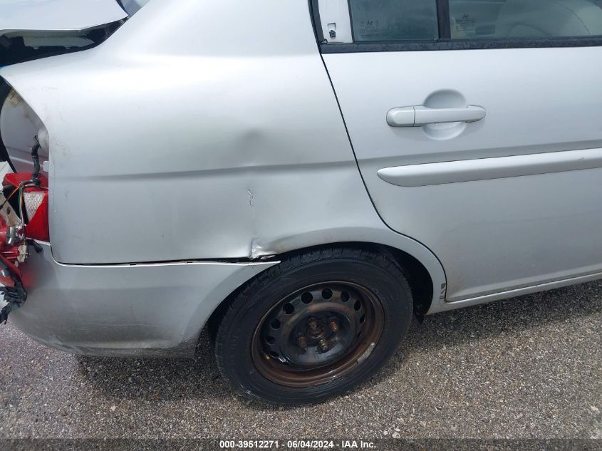 2007 Hyundai Accent Gls VIN: KMHCN46C07U128678 Lot: 39512271