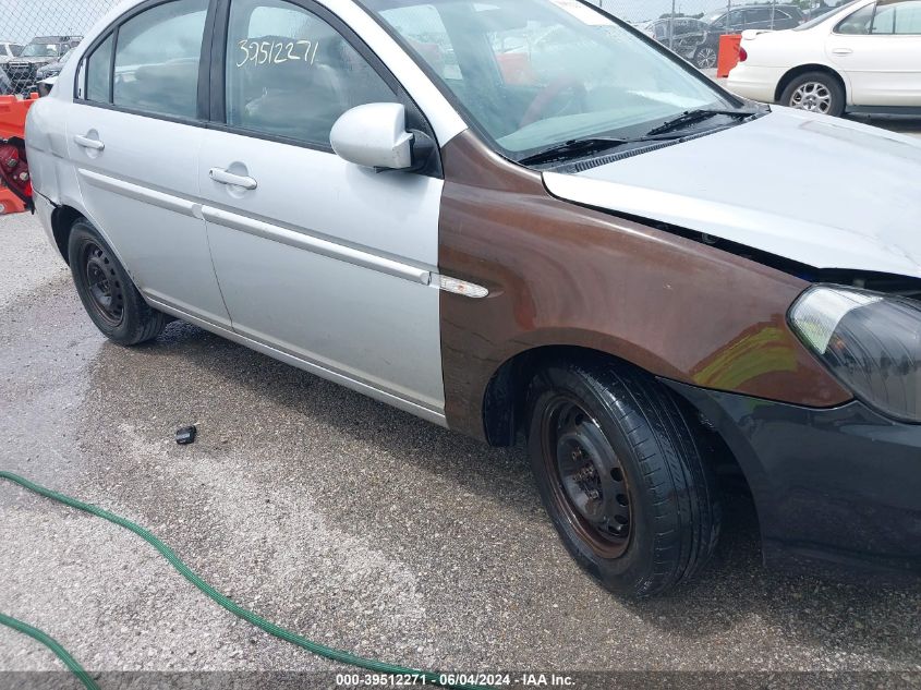 2007 Hyundai Accent Gls VIN: KMHCN46C07U128678 Lot: 39512271