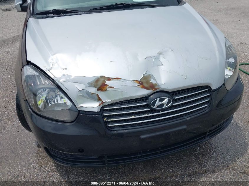 2007 Hyundai Accent Gls VIN: KMHCN46C07U128678 Lot: 39512271