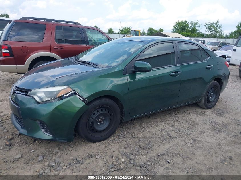 2015 Toyota Corolla Le VIN: 2T1BURHE5FC406081 Lot: 39512359